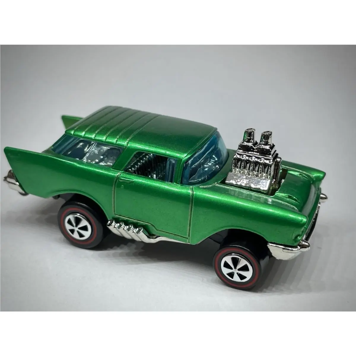 Hot Wheels Wagons Lil` Mad Nomad Custom Made Metallic Candy Green Redline