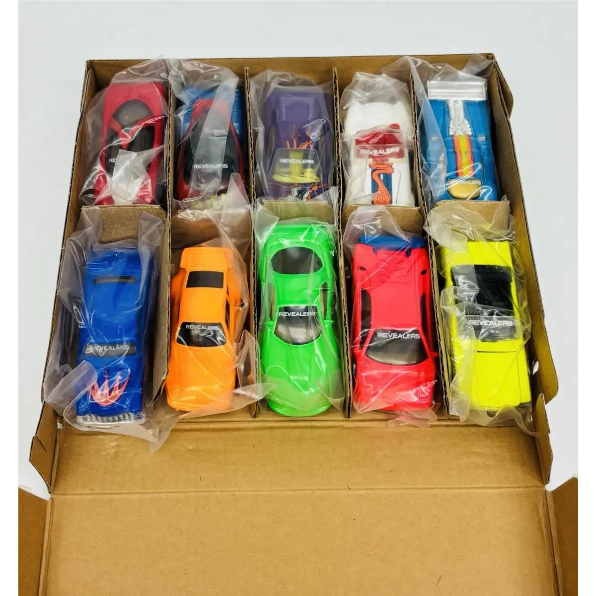 Hot Wheels 1993 Revealers 10 Car Blue Token Mail-in Set Cars