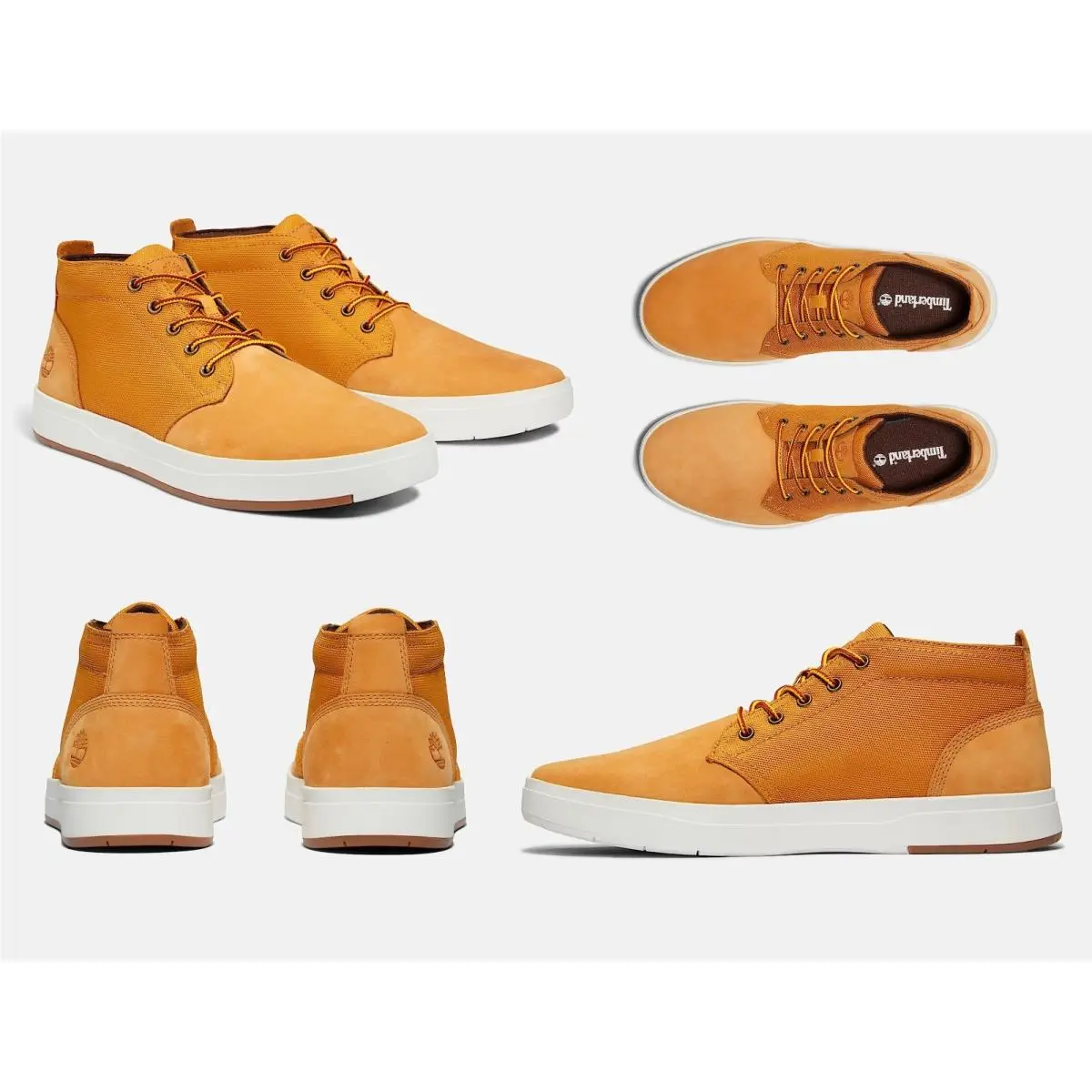 Timberland shoes - Timberland Davis Square Mid - Davis Square Mid - A1013 - Wheat (UPC: 197065786168) 2
