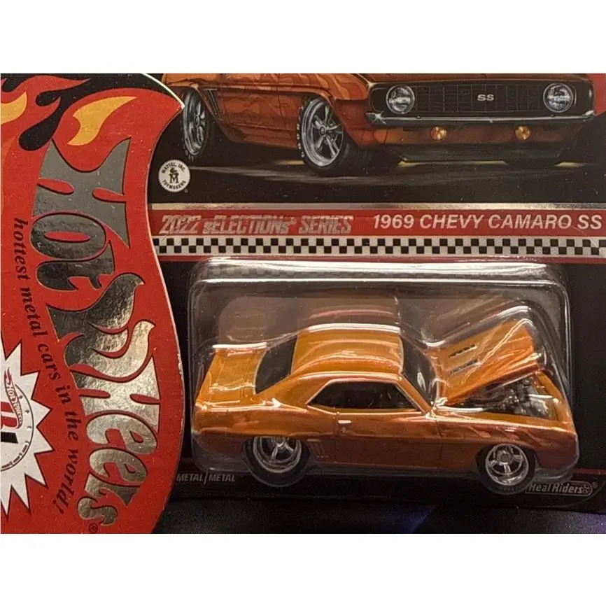 Hot Wheels 2022 Rlc Redline Club 1969 Chevy Camaro SS Orange