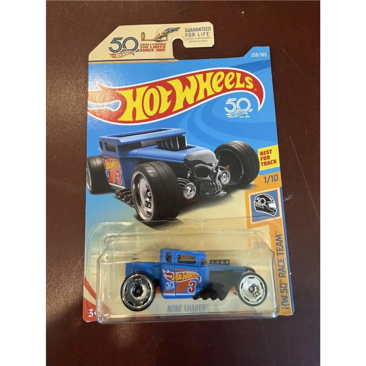 Hot Wheels 50th Super Treasure Hunt Bone Shaker HW Race Team 2018