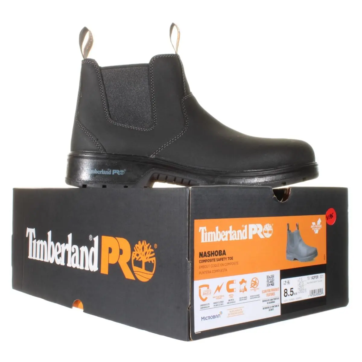 Timberland shoes - Timberland Pro® Nashoba Composite Safety Toe - A2P3R - Black (UPC: 197064850495) 1