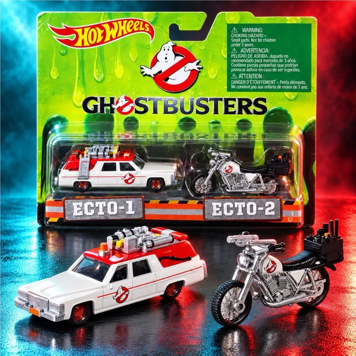 Hot Wheels Ghostbusters ECTO-1 ECTO-2 2-PACK 2016 Collector Set