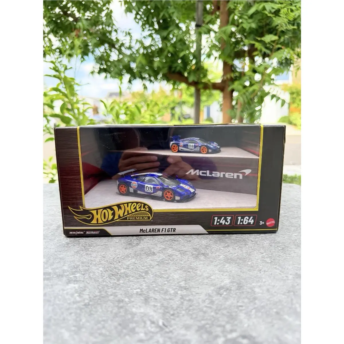 Hot Wheels Premium 1:43 1:64 Mclaren F1 Gtr Gulf Livery