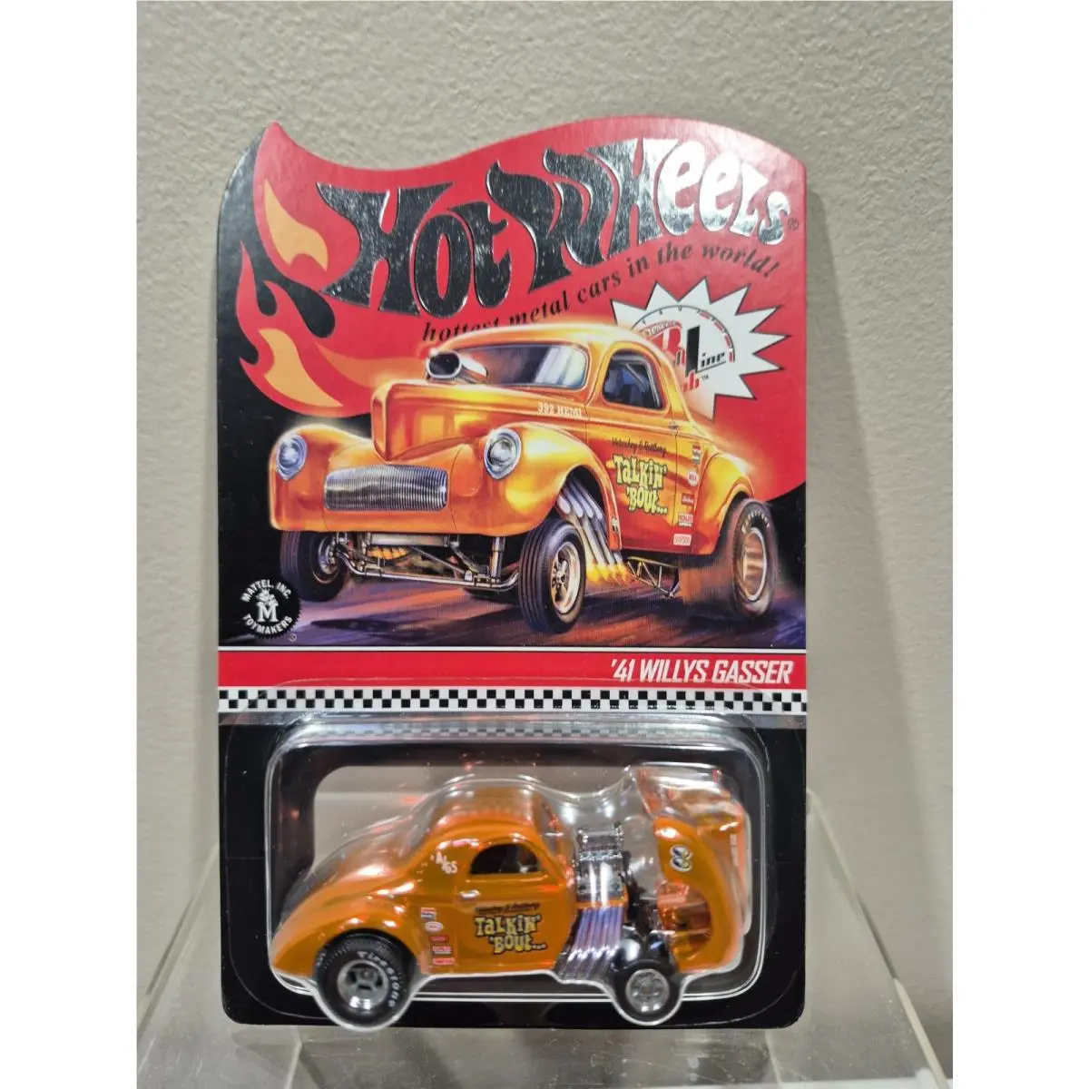 Hot Wheels Rlc Redline Club `41 Willys Gasser Orange / 10000 B9