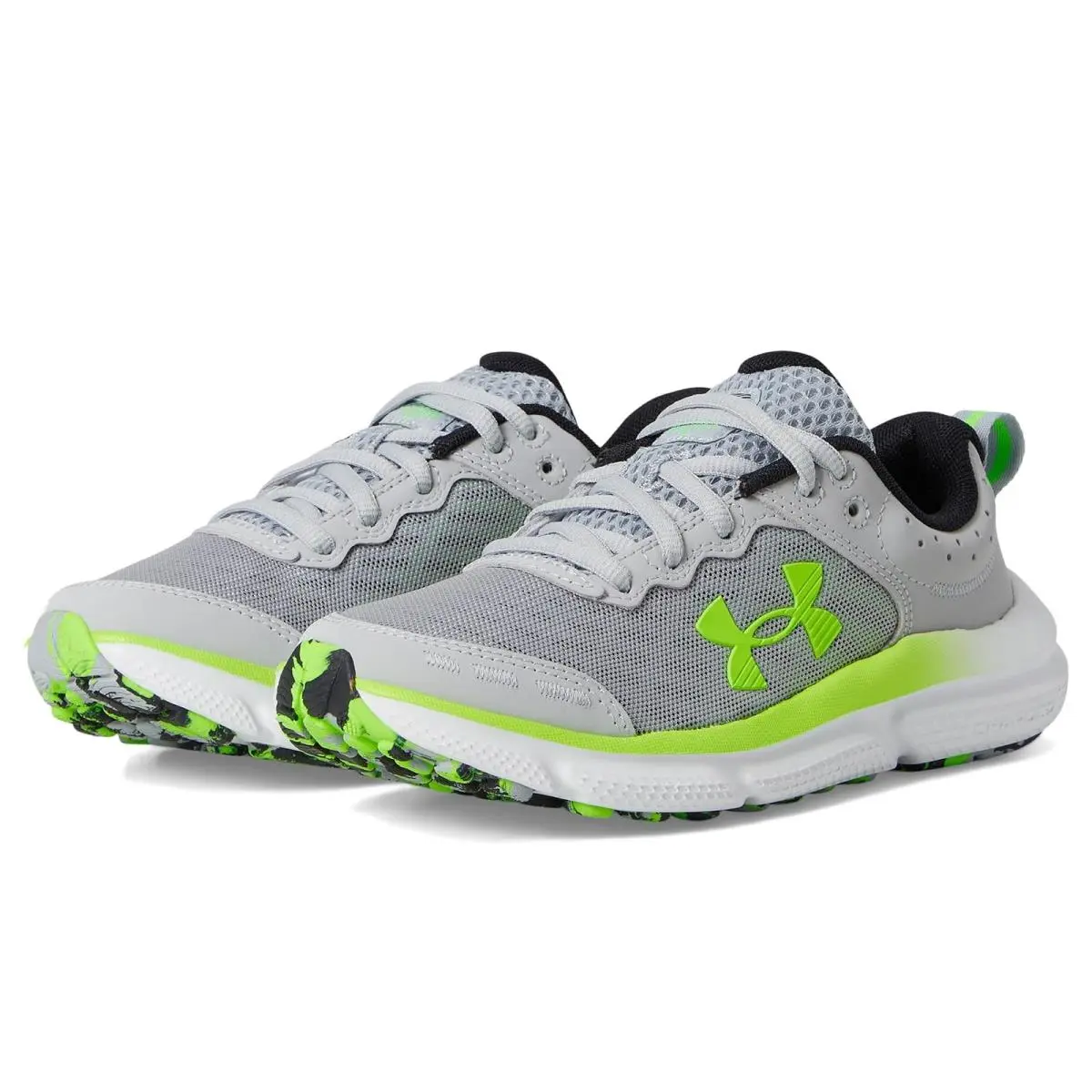Under Armour shoes - Mod Gray/Black/Hyper Green 6