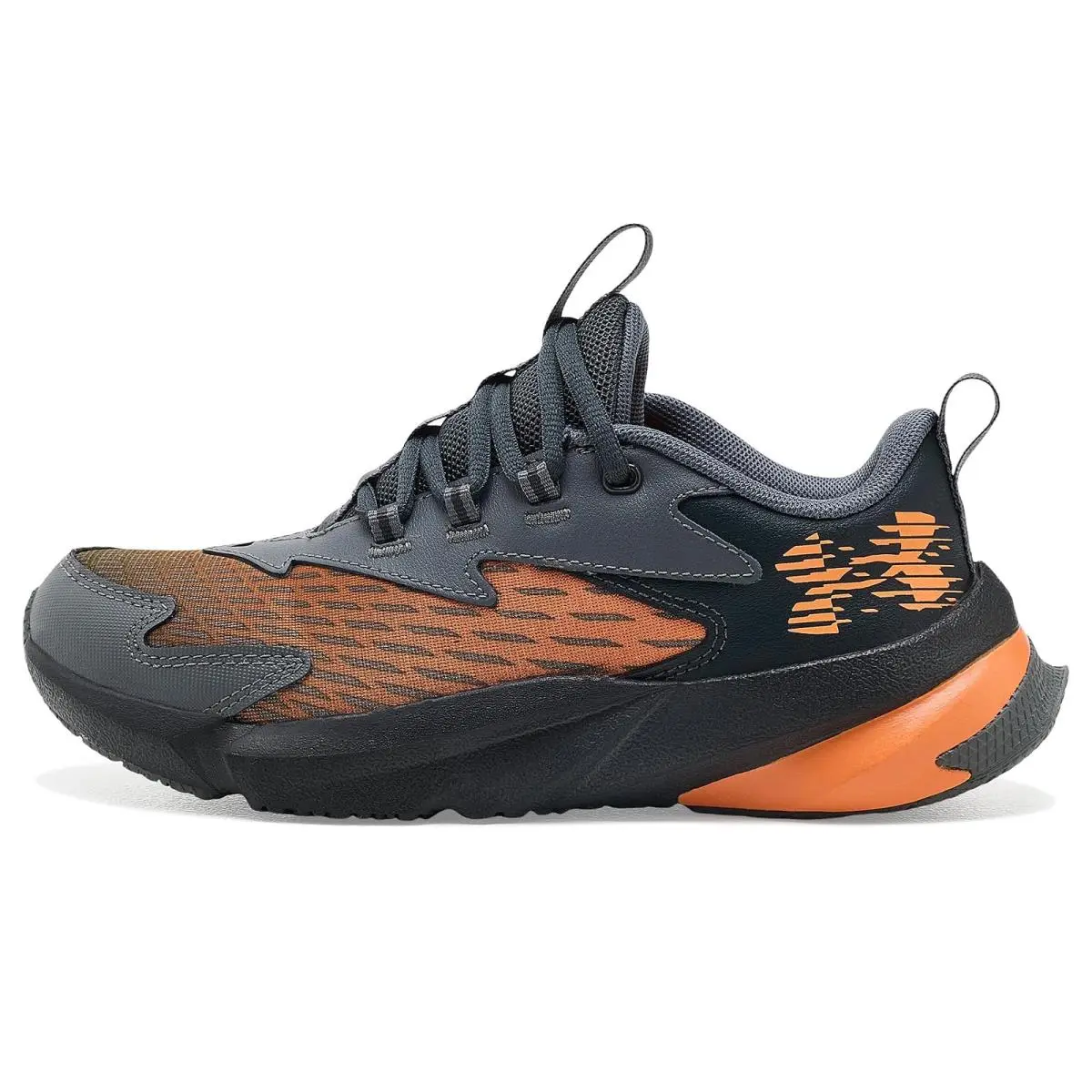 Under Armour shoes - Anthracite/Castlerock/Blaze Orange 9