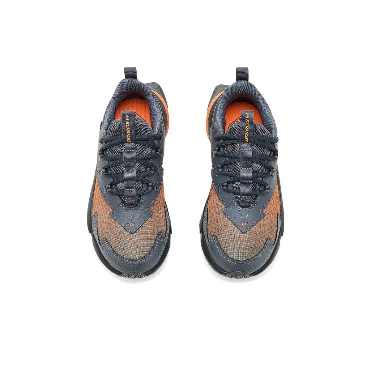 Under Armour shoes - Anthracite/Castlerock/Blaze Orange 7