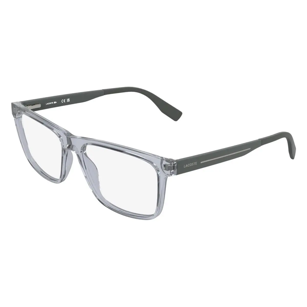 L4030 038 Grey Crystal Eyeglasses Frames 58mm Unisex by Lacoste