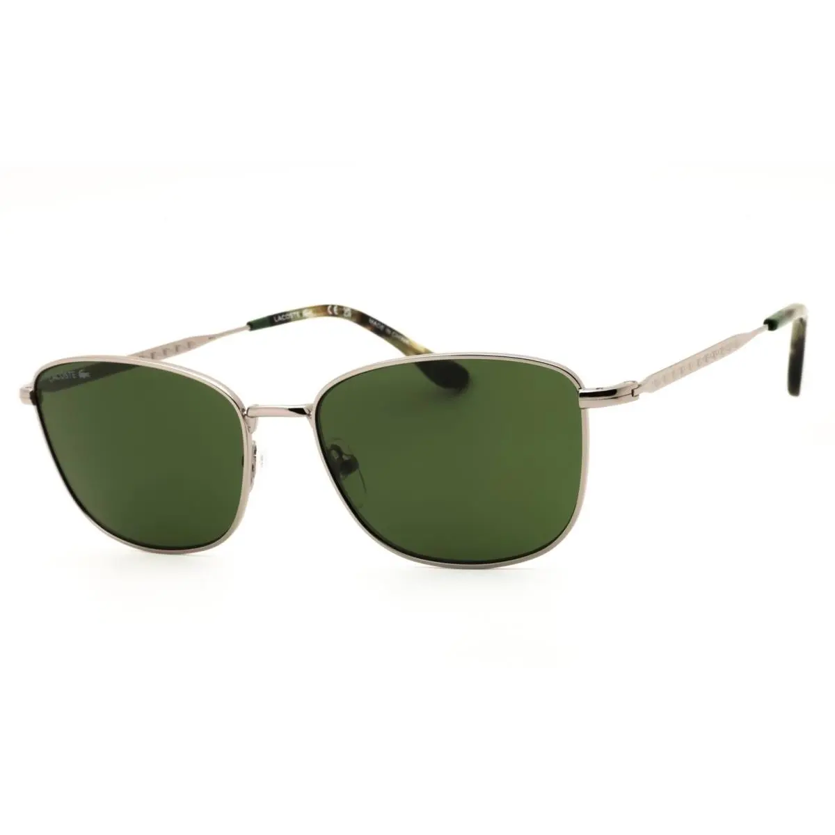 L270S 033 Gunmetal Metal Men`s Full Rim Rectangular Sunglasses by Lacoste