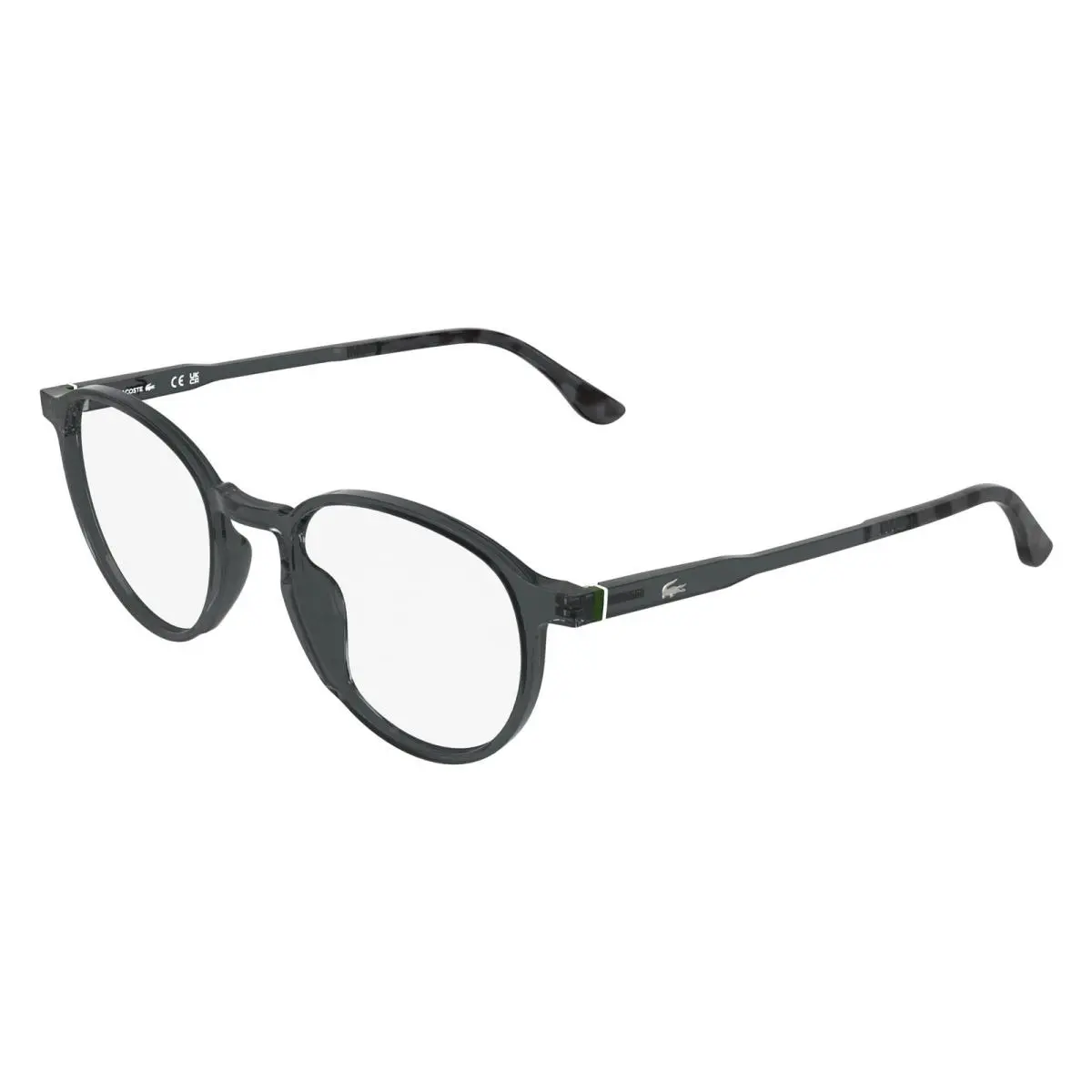 L 4027 Transparent Grey 038 Size 50 Eyeglasses by Lacoste
