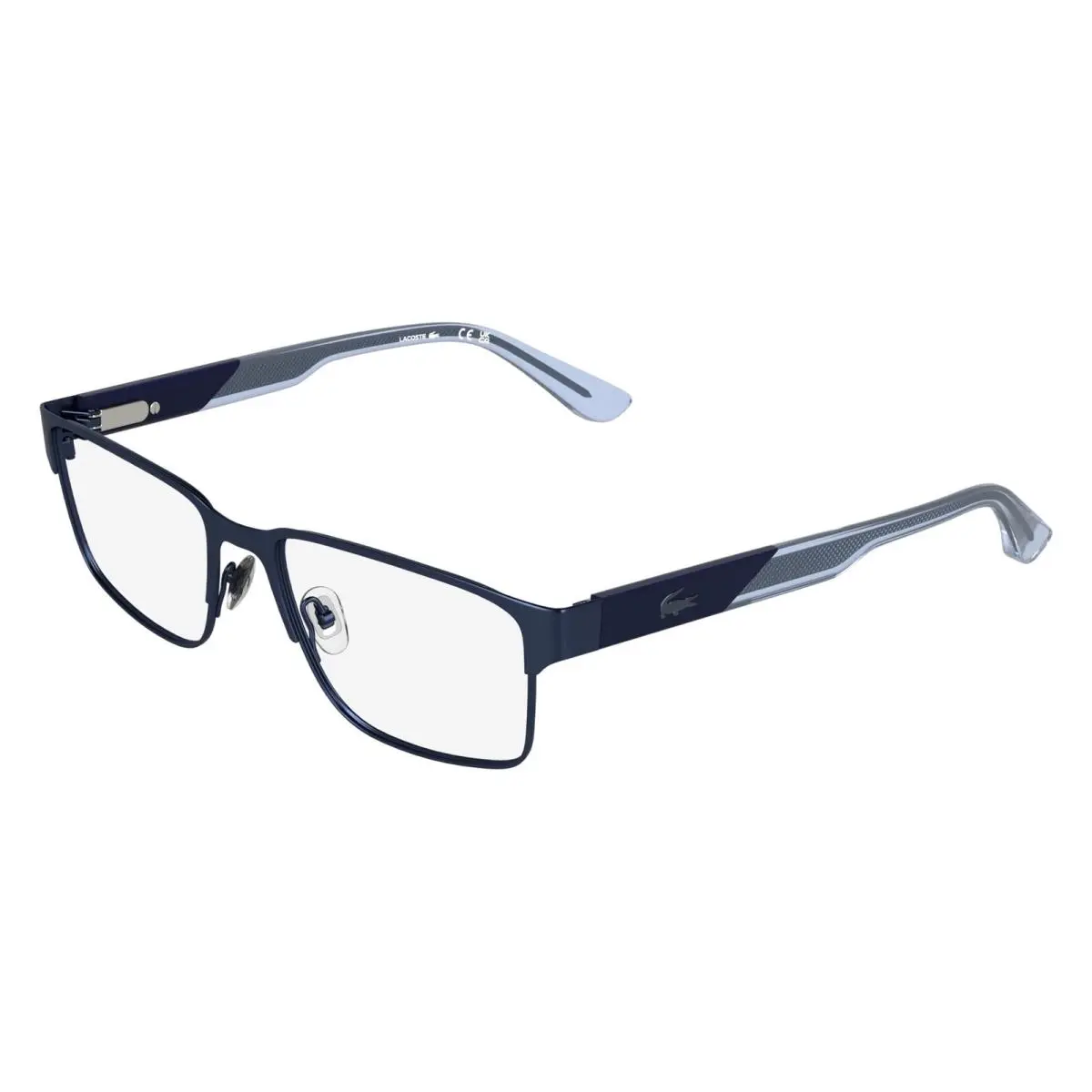 L2328 410 Blue Eyeglasses Frames 57mm Unisex by Lacoste