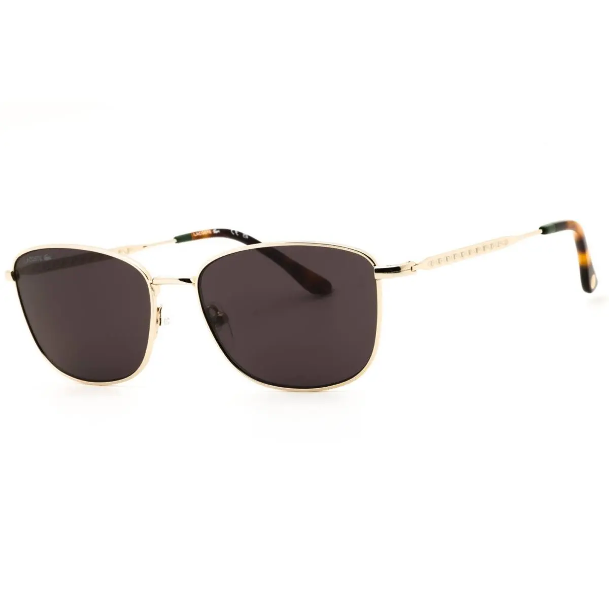 L270S 714 Gold Metal Rectangular Men`s Sunglasses Full Rim by Lacoste