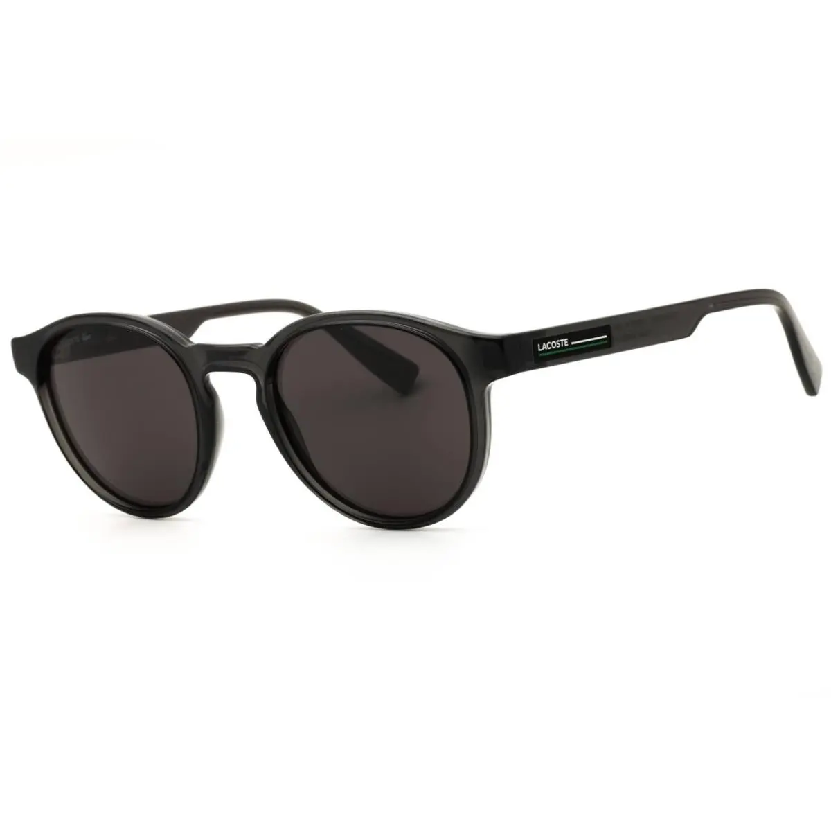 L6055SN 035 Transparent Dark Grey Men`s Injected Propionate Full Rim by Lacoste