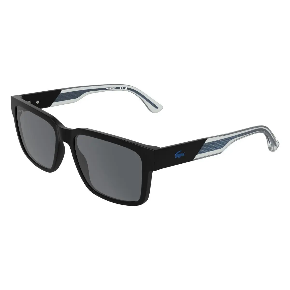 L 6104 S Black 001 Size 57 Sunglasses by Lacoste