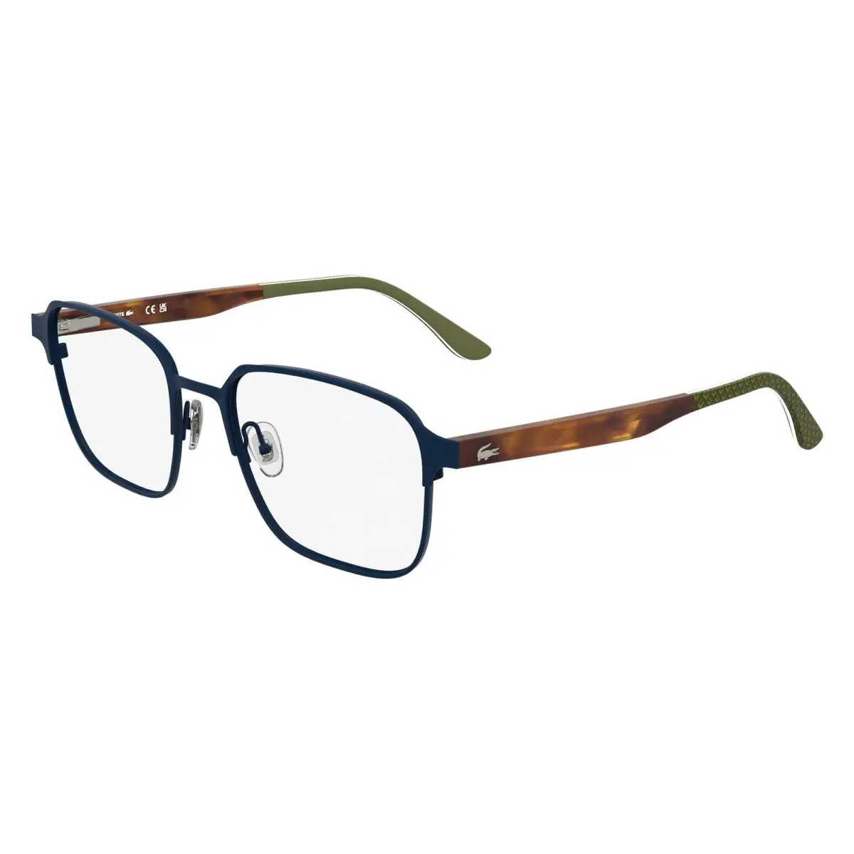 L 2313 Matte Blue 424 Size 53 Eyeglasses by Lacoste