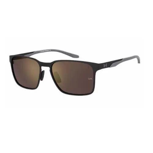 Under Armour UA Assist Mtl/g O6WJO Matte Black/grey Bronze Men`s Sunglasses - Frame: Matte Black, Lens: Grey Bronze
