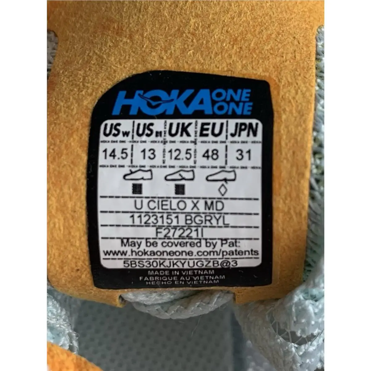 Hoka shoes - Hoka One One Cielo X - Yellow 3