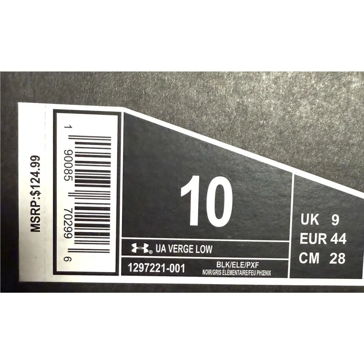 Under Armour shoes - Under Armour Verge - Verge - 1297221-001 - Black 7