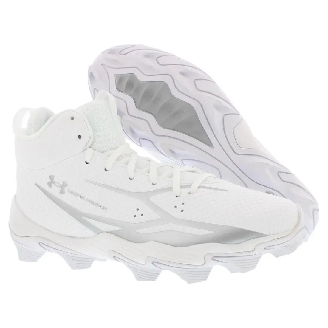 Under Armour Spotlight Hammer Mens Shoes Size 7.5 Color: White/grey