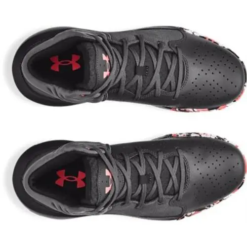 Under Armour shoes - JET GRAY-BLACK-BLITZ RED (UPC: 195253704345) 1