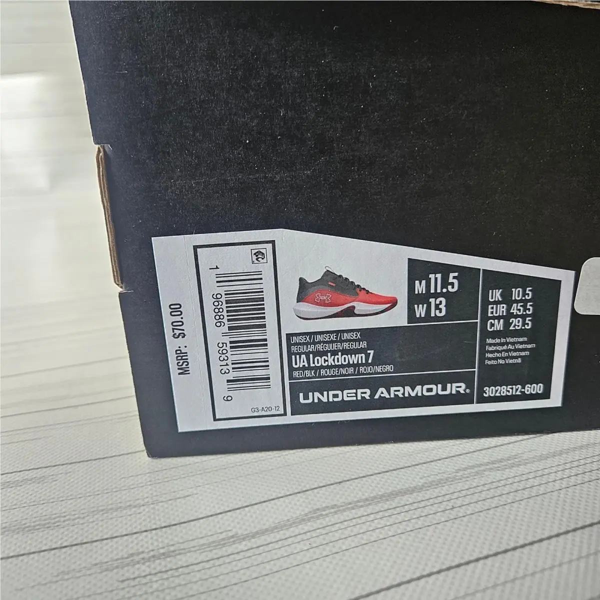 Under Armour shoes - Under Armour Lockdown 6 - Lockdown - Red 10