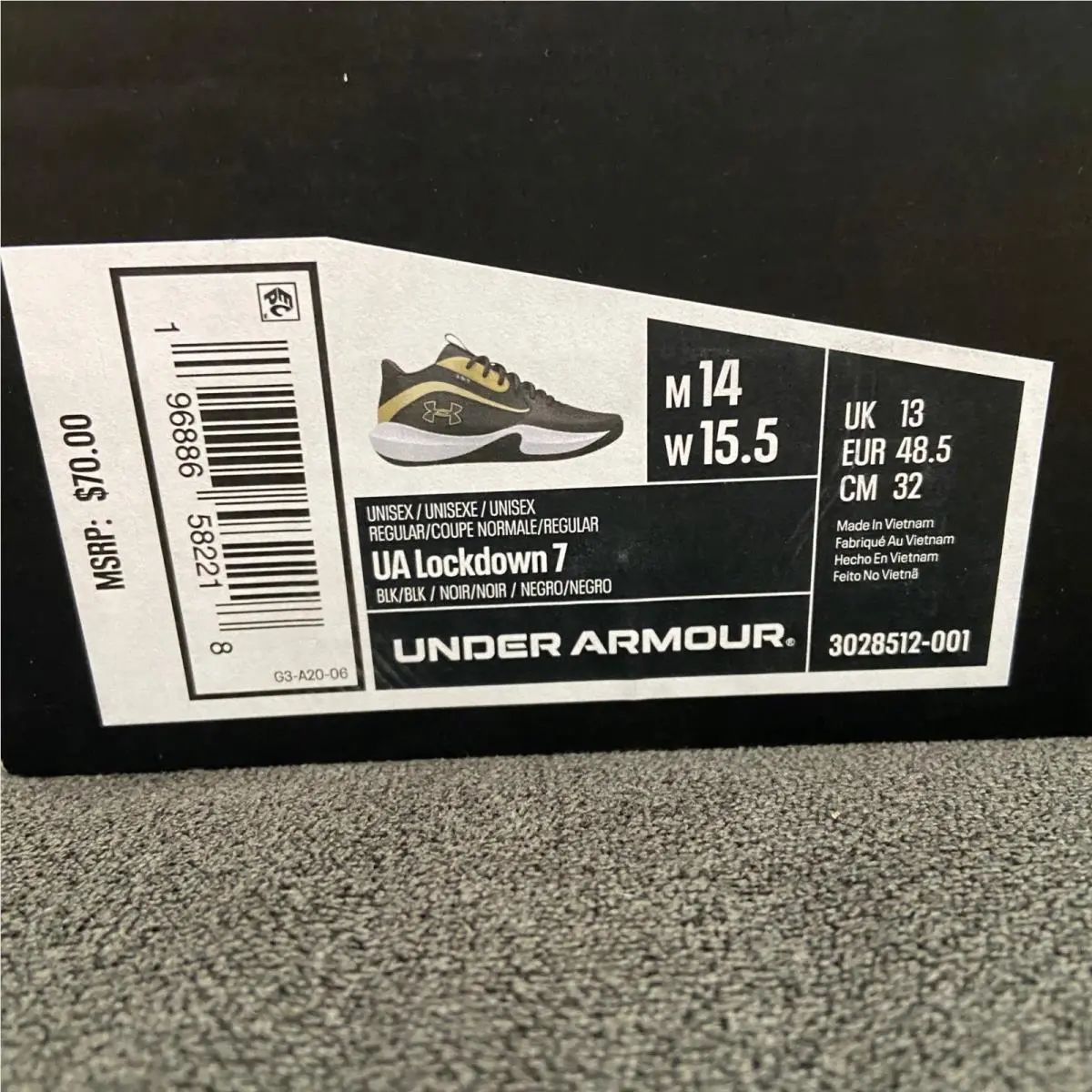 Under Armour shoes - Under Armour Lockdown 7 - Lockdown - Black 6