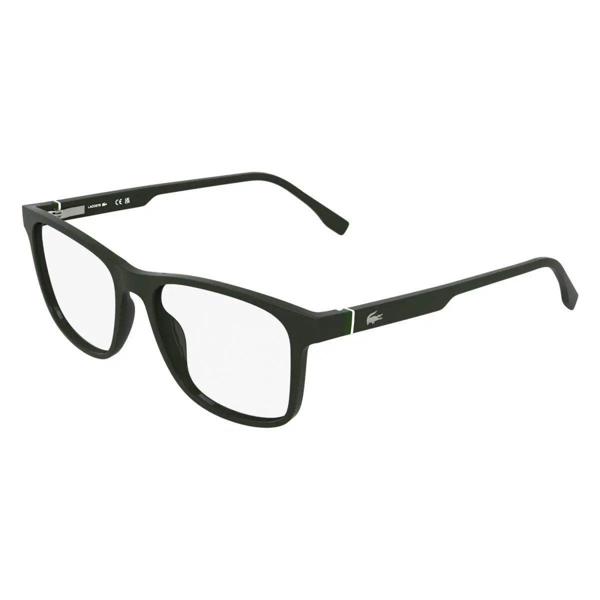L4007 301 Green Eyeglasses w/ Magnetic Sun Clip 57mm Unisex by Lacoste