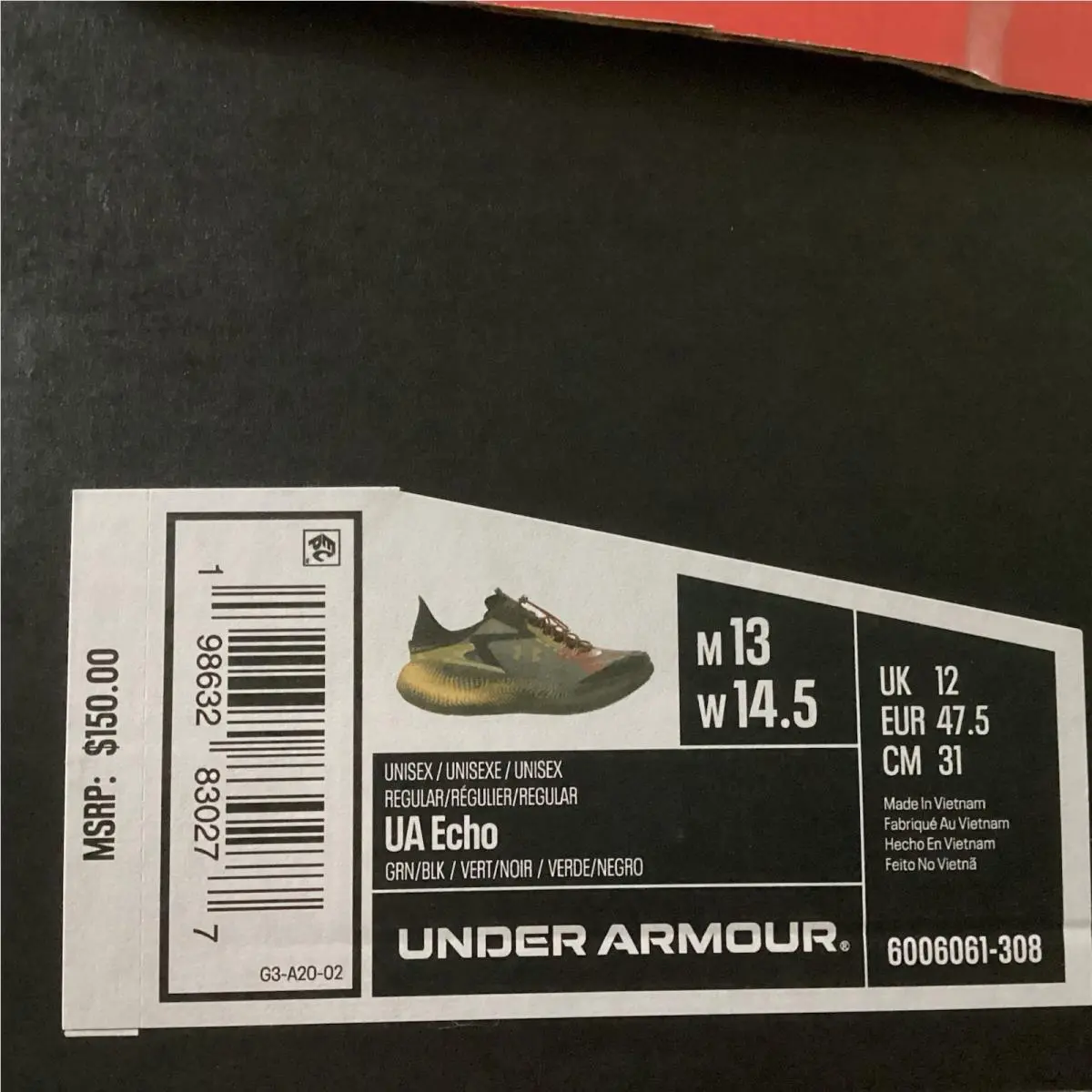 Under Armour shoes - UA Echo Slip Speed - Echo Slip Speed - 6006061 - Multicolor 0
