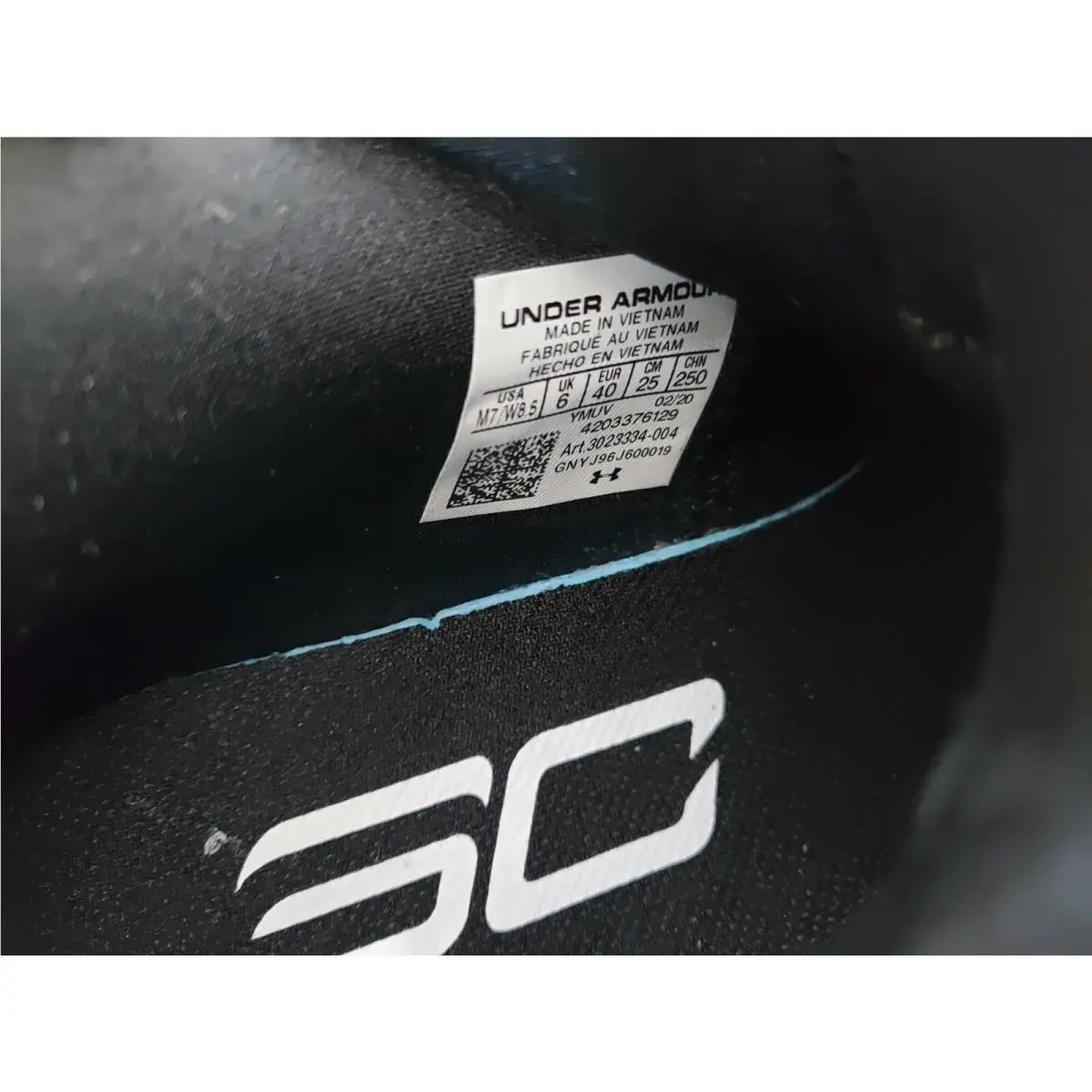 Under Armour shoes - Under Armour Curry 7 - Curry - 3023334-004 - Black, Manufacturer: Black (UPC: 194511725009) 10