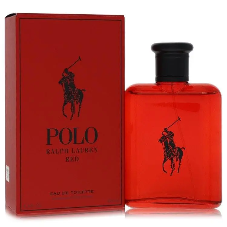 Polo Red by Ralph Lauren Eau De Toilette Spray 4.2 oz For Men