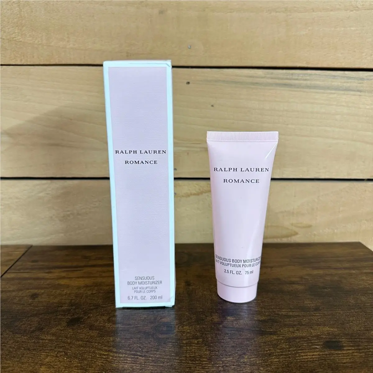 2 Bottles of Ralph Lauren Romance Perfume Body Lotion 6.7 oz and 2.5 oz
