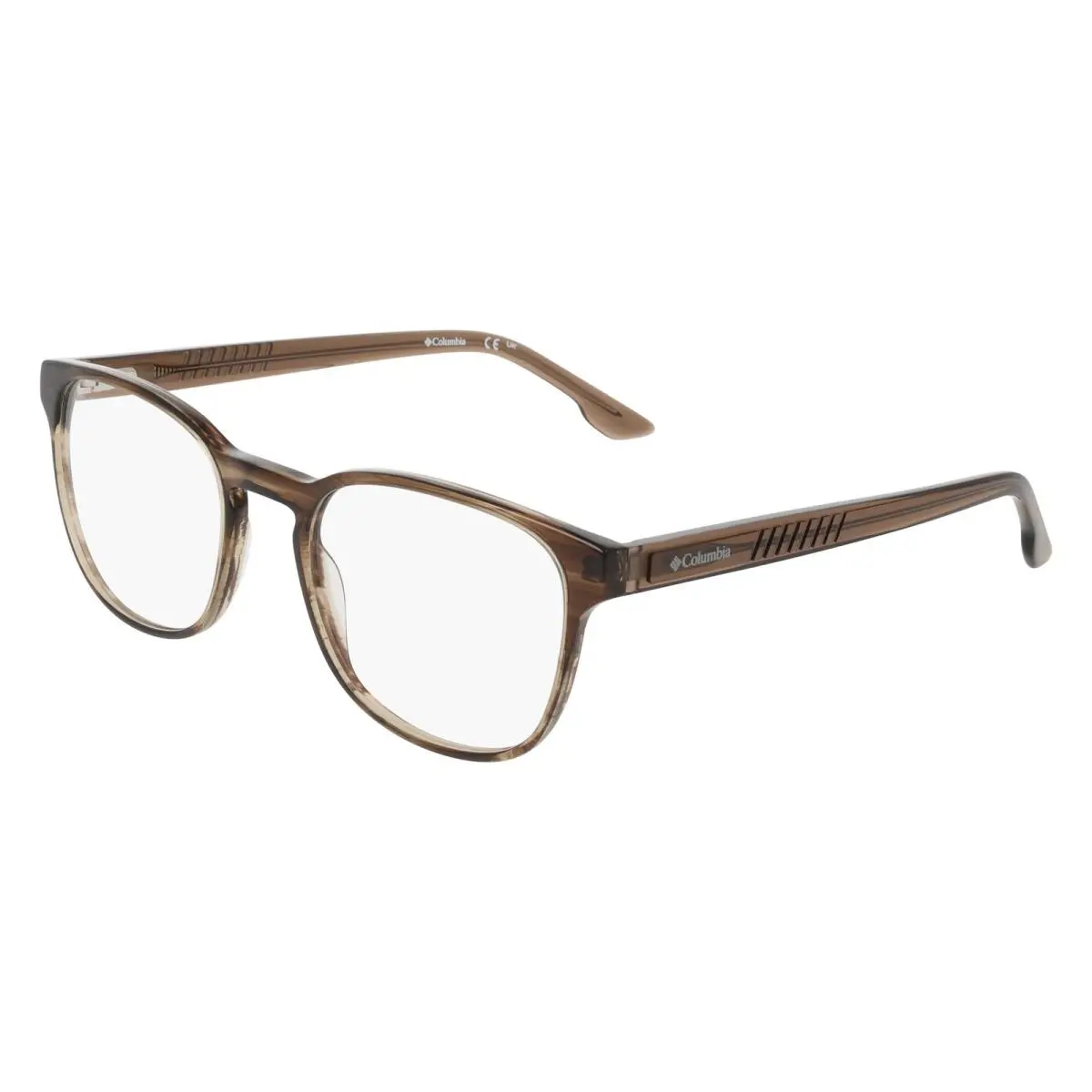 C 8068 Brown Horn 224 Size 55 Eyeglasses by Columbia