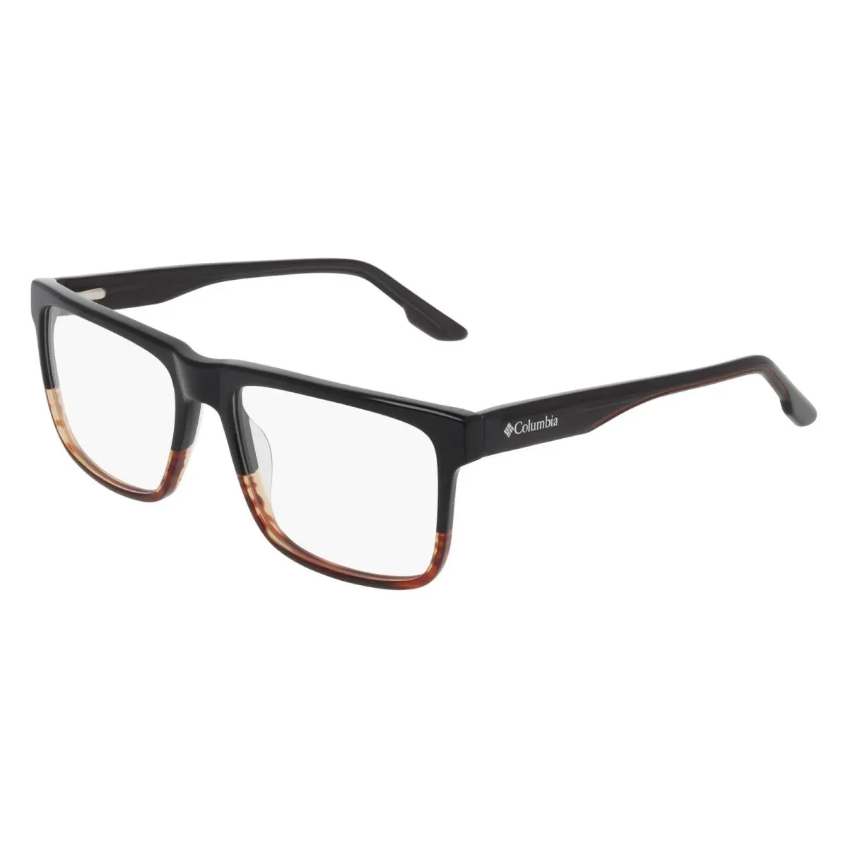 C 8061 Gradient Black/brown Horn 012 Size 58 Eyeglasses by Columbia
