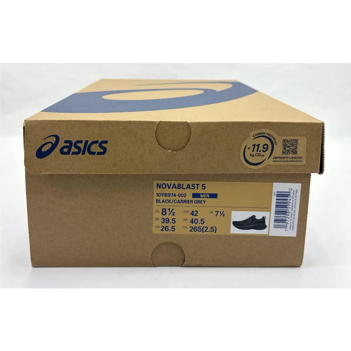Asics shoes - ASICS Novablast 5 - Novablast - 1011B974-002 - Black/Carrier Grey (UPC: 197298599450) 11
