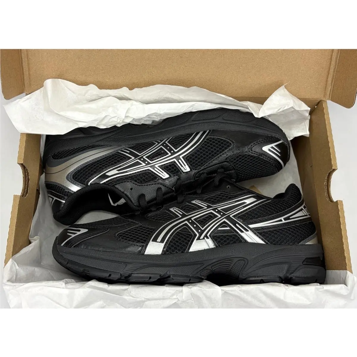 Asics shoes - ASICS GEL-1130 GS - 1204A169-001 - Black/Pure Silver (UPC: 197298812498) 7