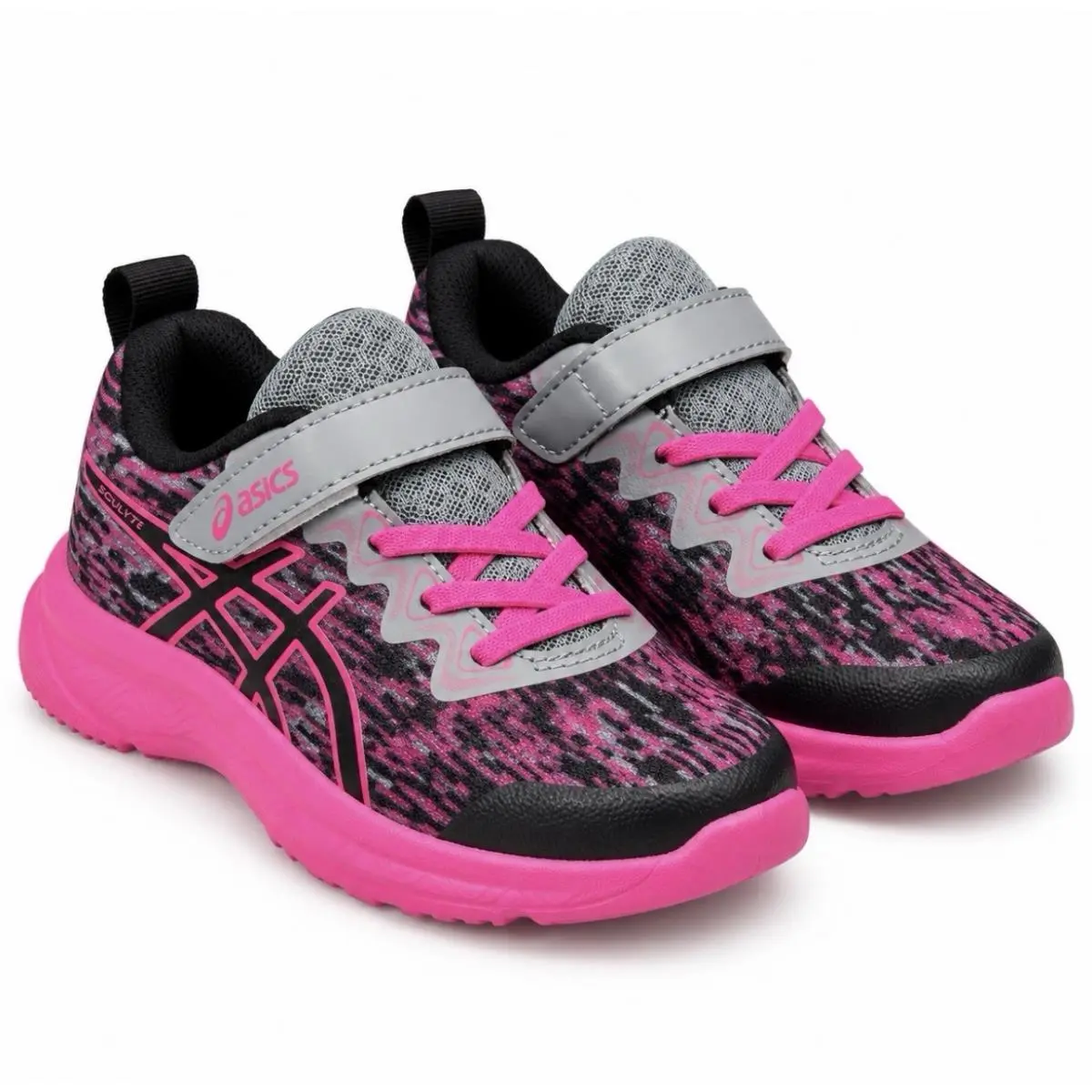 Asics Soulyte PS Kids Sneakers Size K10 Sheet Rock Pink Glo 1014A098-021