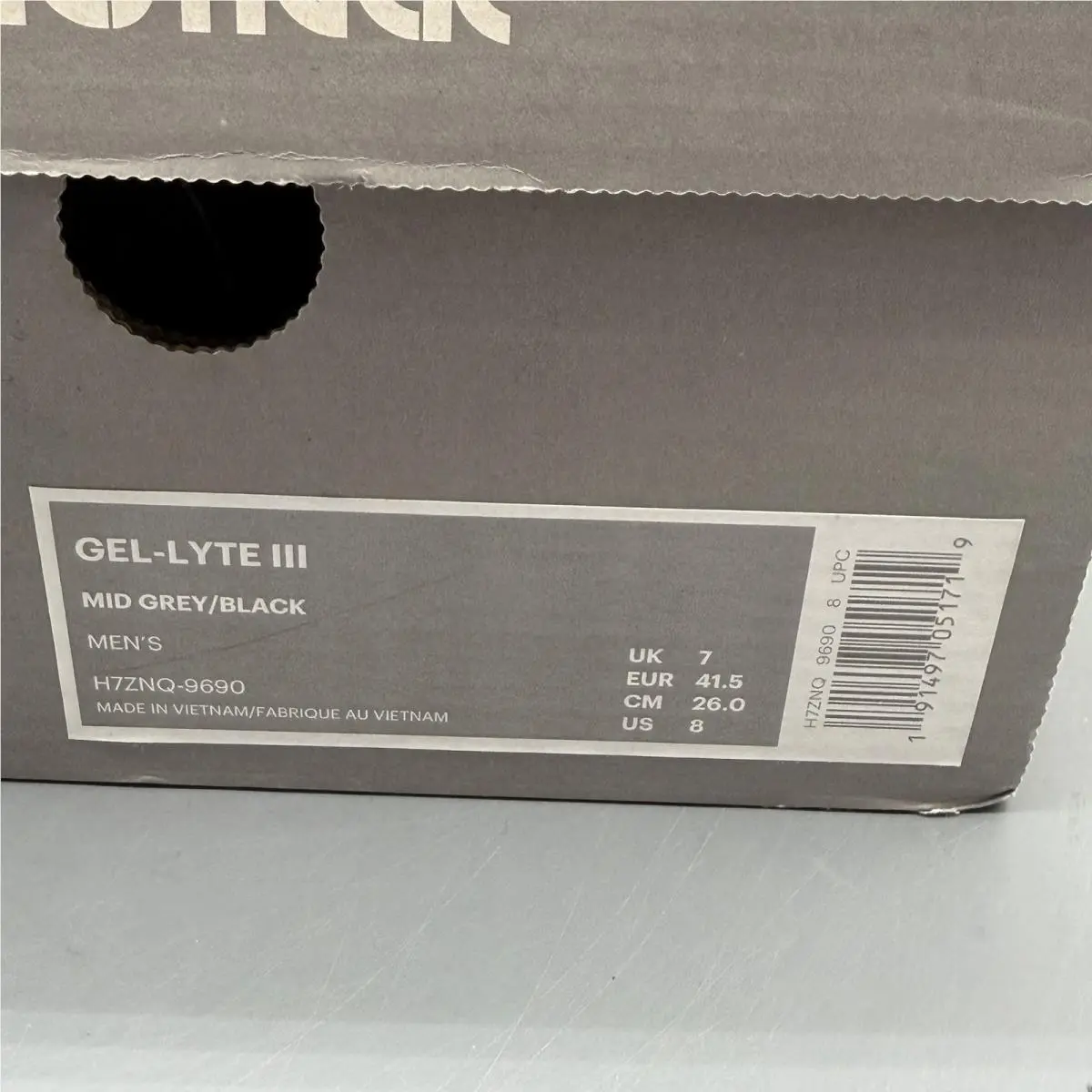 Asics shoes - ASICS Gel Lyte 3 - Gel Lyte - H7ZNQ - Mid Grey/Black (UPC: 4067707076406) 13