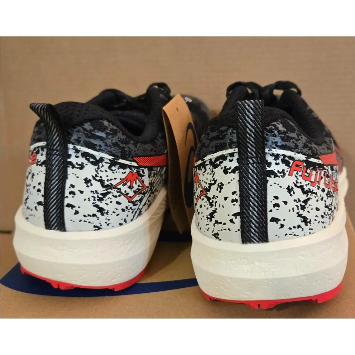 Asics shoes - ASICS Fuji Lite 2 - Fuji Lite - 1011B209-001 - Black/Electric Red (UPC: 194851796141) 2