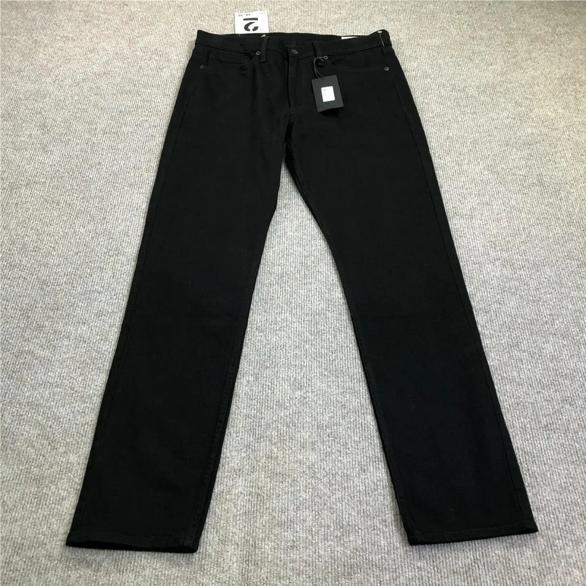 Rag Bone RB 2 Slim Fit Jeans Mens 34x32 Black Dark Wash Denim Pants by Rag & Bone