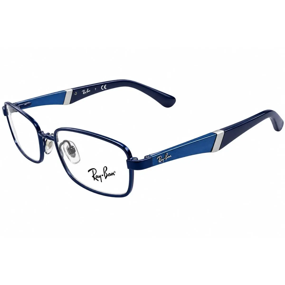 Ray-ban Kid`s Blue Metal/acetate Glasses Frames 47-16-125 by Ray-Ban