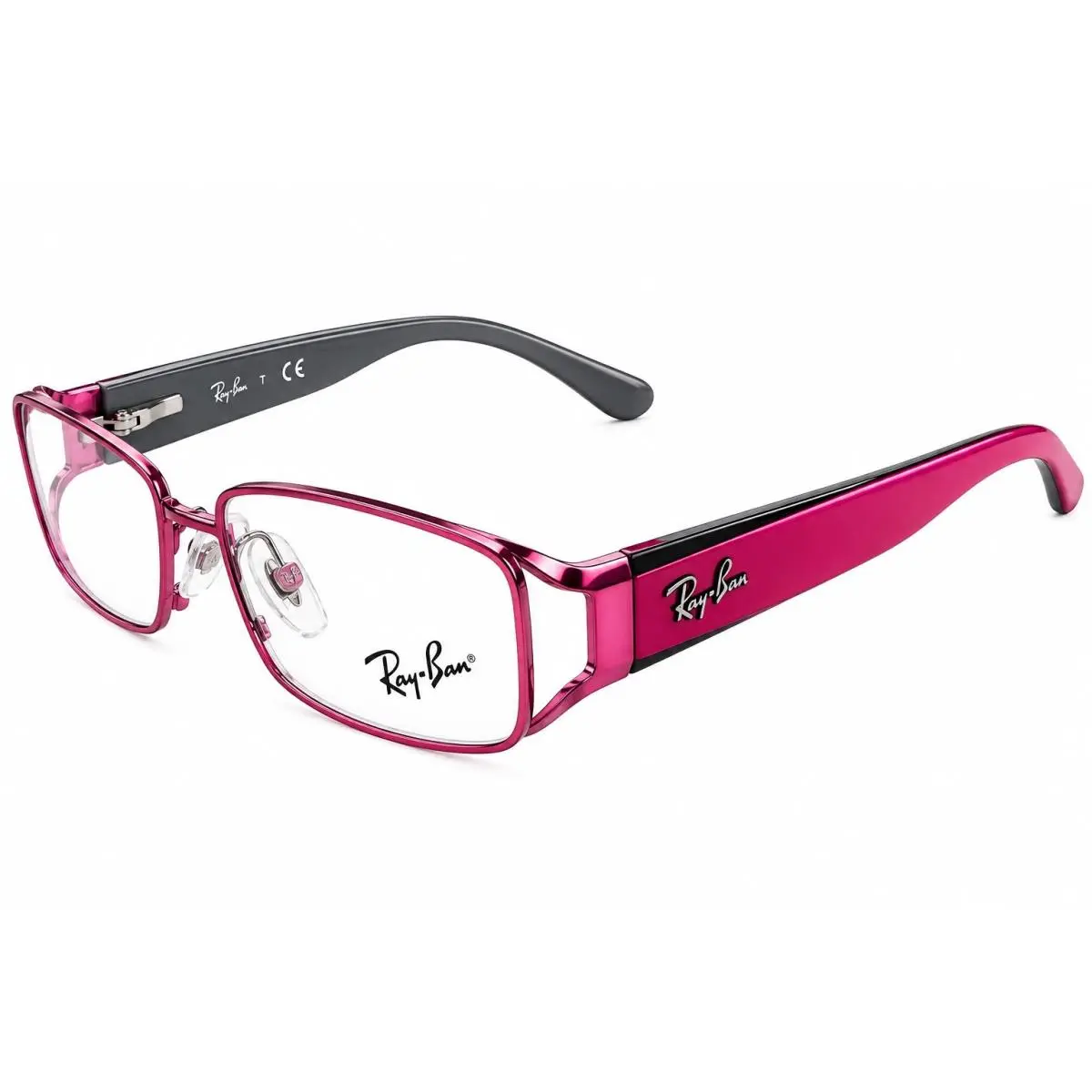 Ray-ban Kid`s Pink/grey Metal/acetate Frames 45-15-120 by Ray-Ban