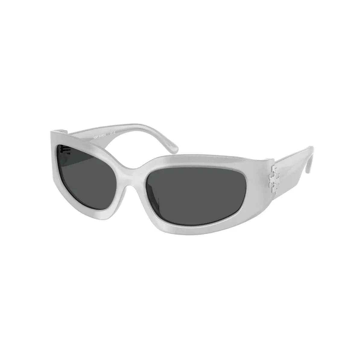 TY 7211 Pearlized Grey / Dark 196887 Size 57 Sunglasses by Tory Burch