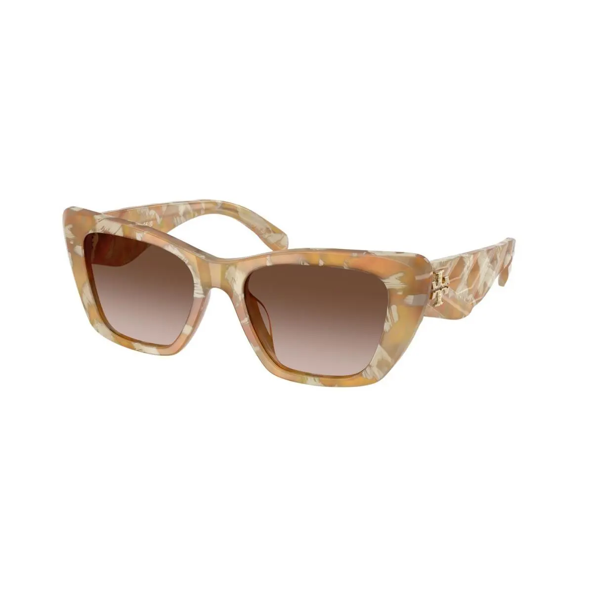 TY 7216 U Honey Tort / Brown Gradient 194913 Size 52 Sunglasses by Tory Burch