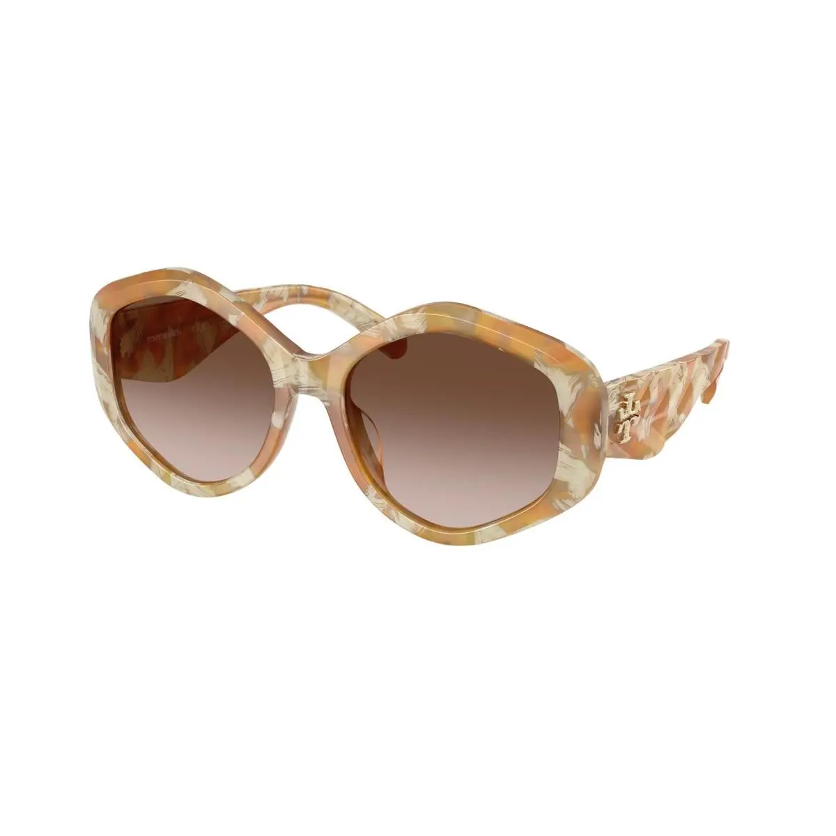 TY 7217 U Honey Tort / Brown Gradient 194913 Size 55 Sunglasses by Tory Burch