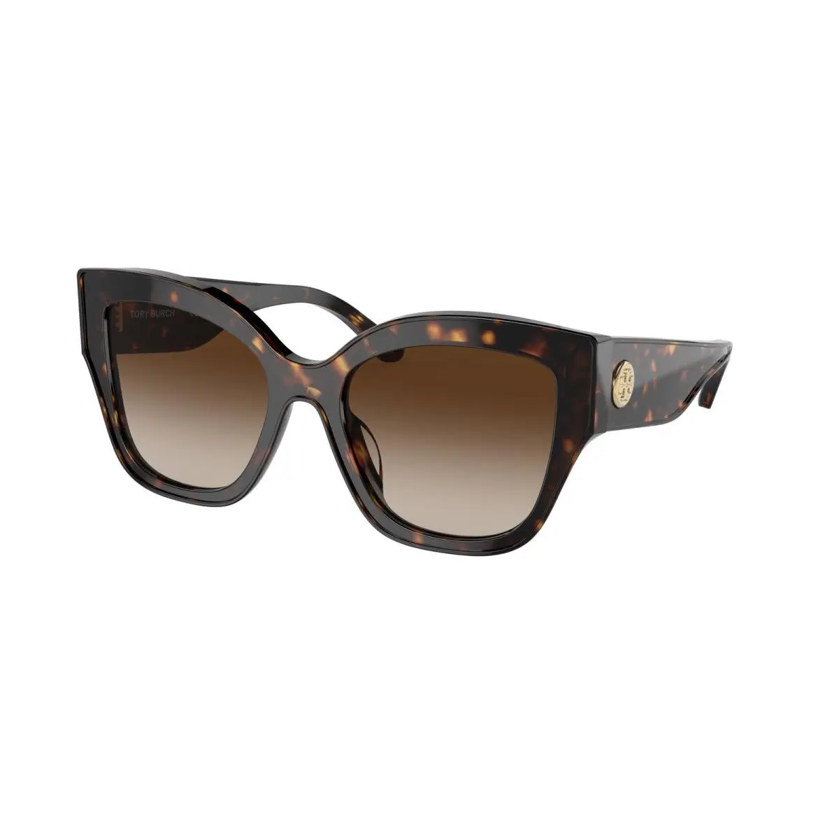 TY 7184 U Dark Tortoise Brown Gradient 172813 Size 54 Sunglasses by Tory Burch