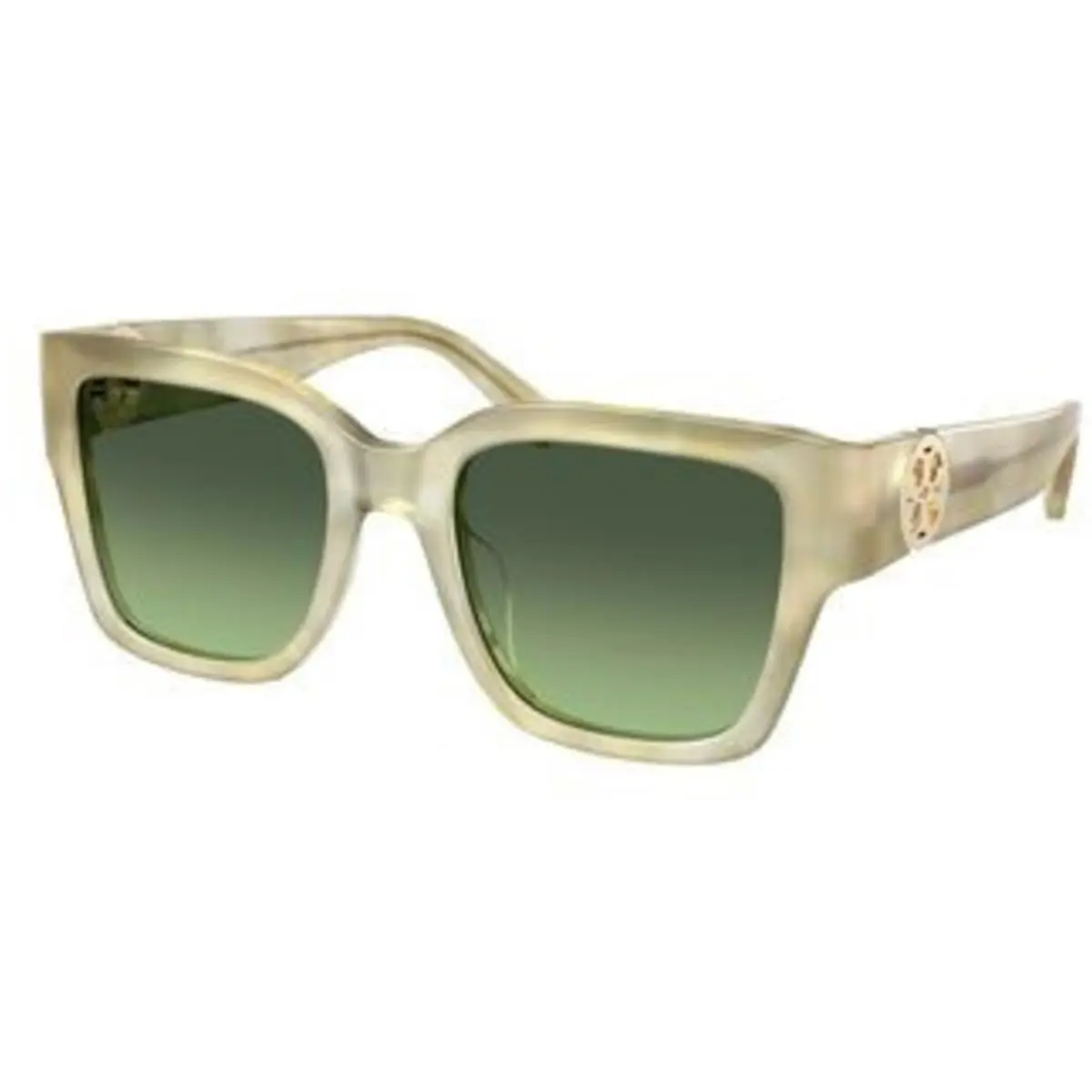 TY 7228 U Green Marble / Gradient 20702A Size 52 Sunglasses by Tory Burch