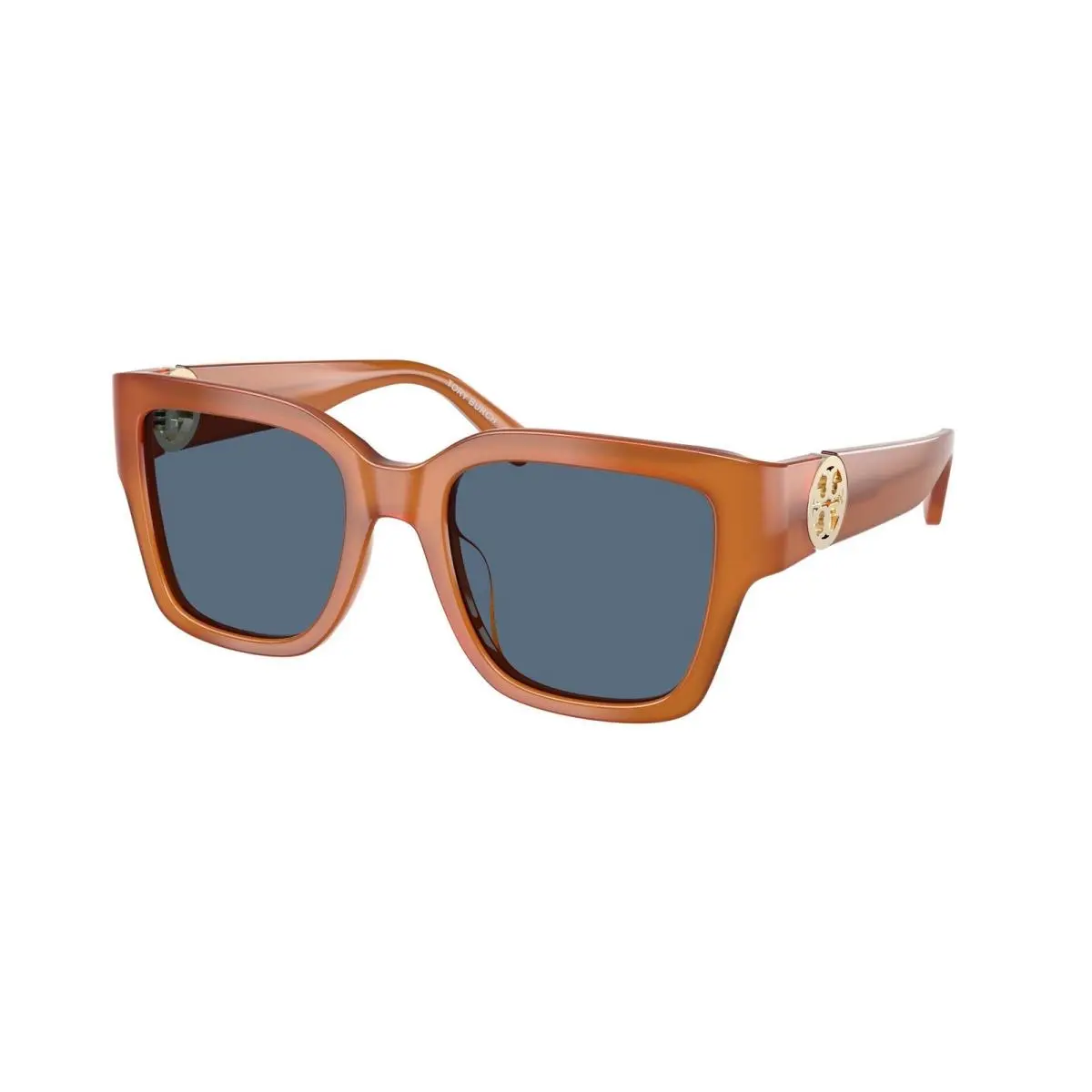 TY 7228 U Amber Brown / Blue 206980 Size 52 Sunglasses by Tory Burch