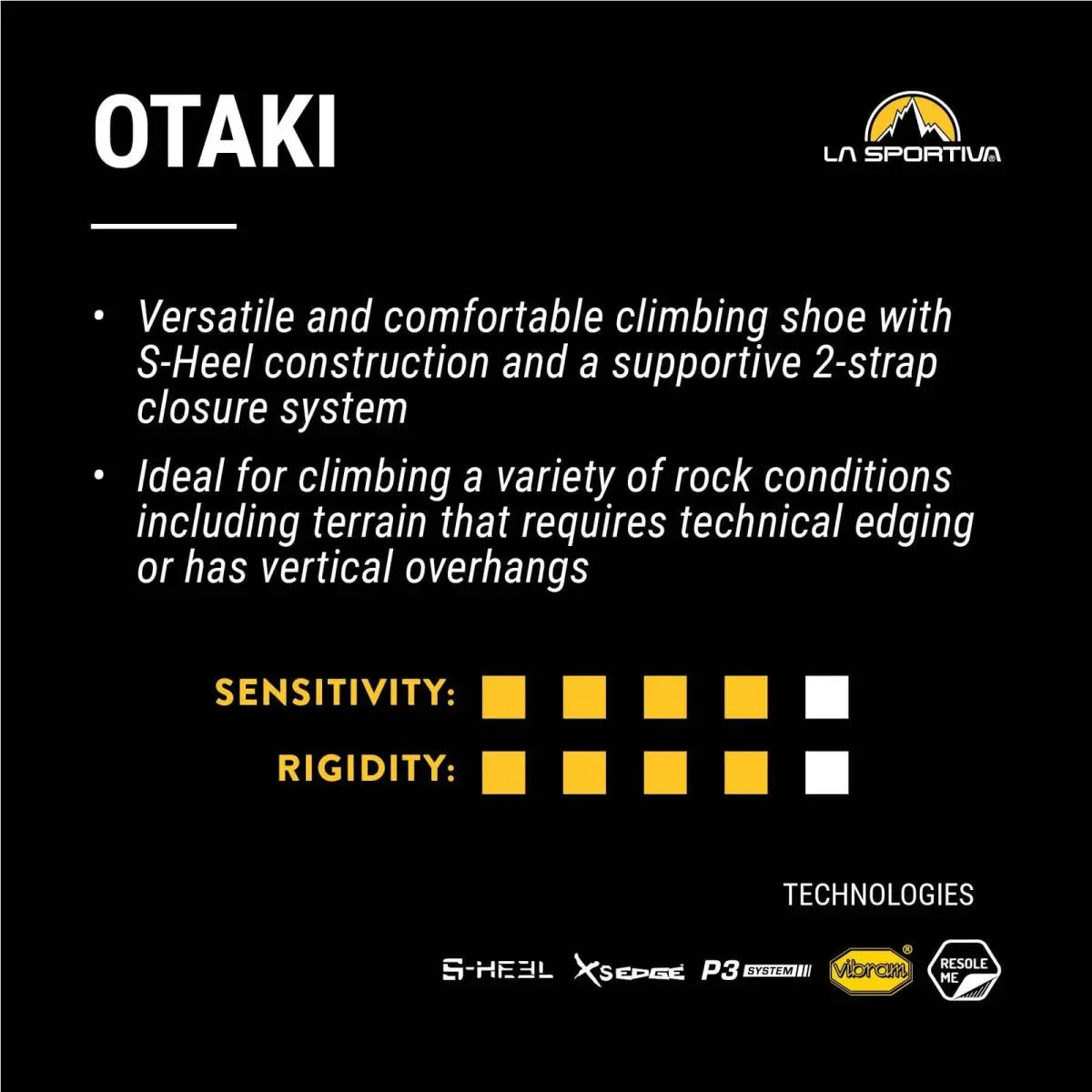 Lasportiva shoes - Otaki Rock Climbing Shoes - Otaki Rock Climbing Shoes - Zfcs003 - Blue/Flame 2 (UPC: 801216819154) 5