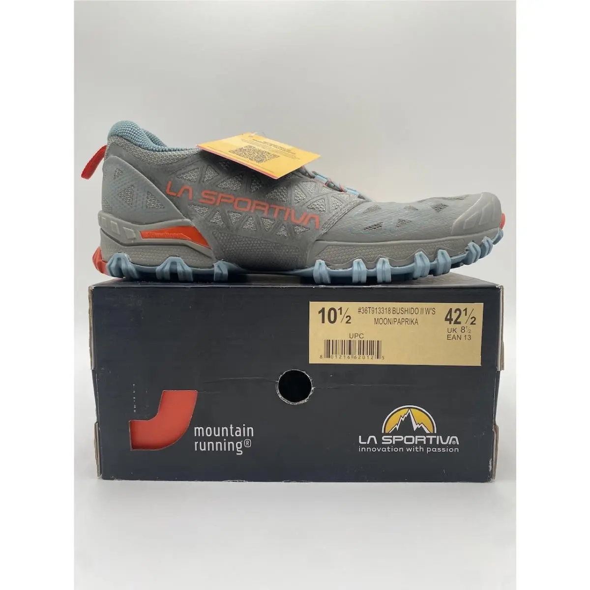 Lasportiva shoes - La Sportiva Bushido - Bushido - Gray (UPC: 801216620125) 9